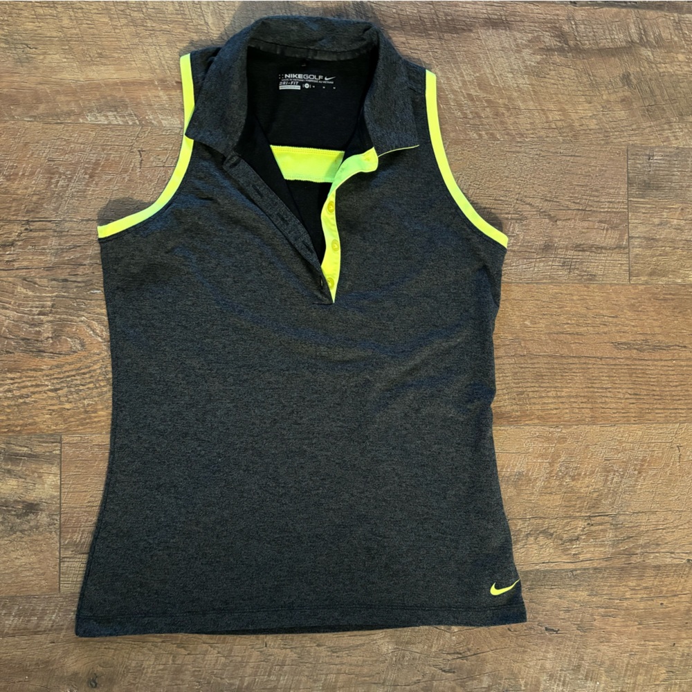 Nike ladies golf dry fit tank polo